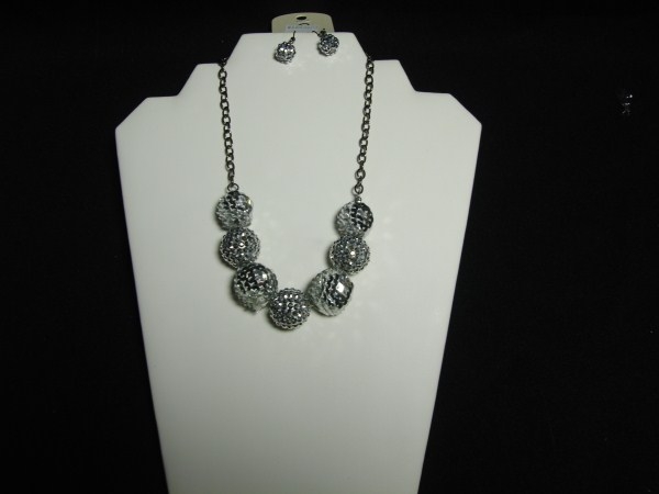 Crystal Stone Necklace Set